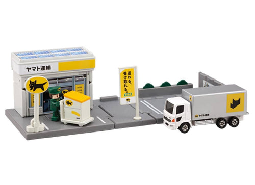 Load image into Gallery viewer, Takara Tomy TOMICA World Town Yamato Transport Sales Office Playset with Car

