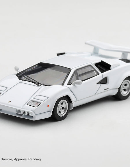 (Pre-order) Mini GT #1366 Lamborghini Countach LP500S White 1982 LHD
