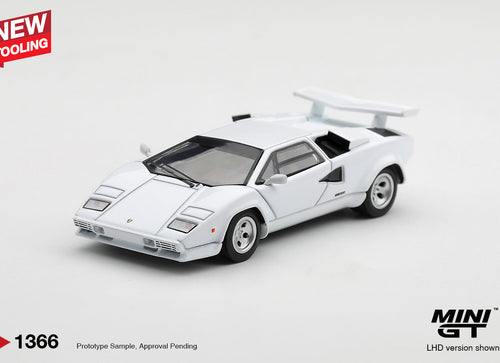 Load image into Gallery viewer, (Pre-order) Mini GT #1366 Lamborghini Countach LP500S White 1982 LHD
