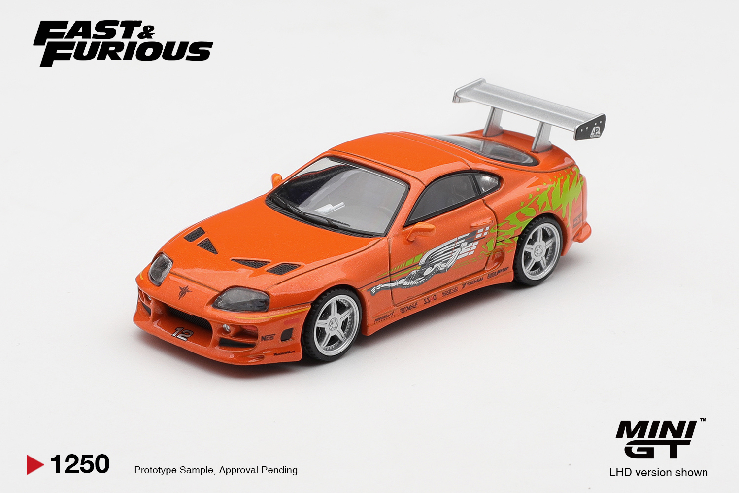 (Pre-order) Mini GT #1250 Toyota Supra BOMEX The Fast and the Furious Brian O'