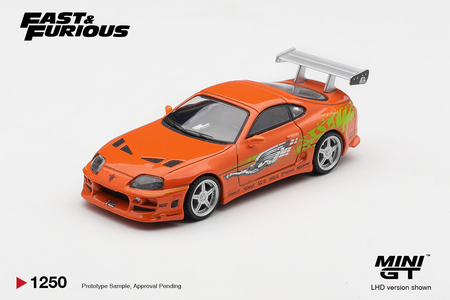 (Pre-order) Mini GT #1250 Toyota Supra BOMEX The Fast and the Furious Brian O'
