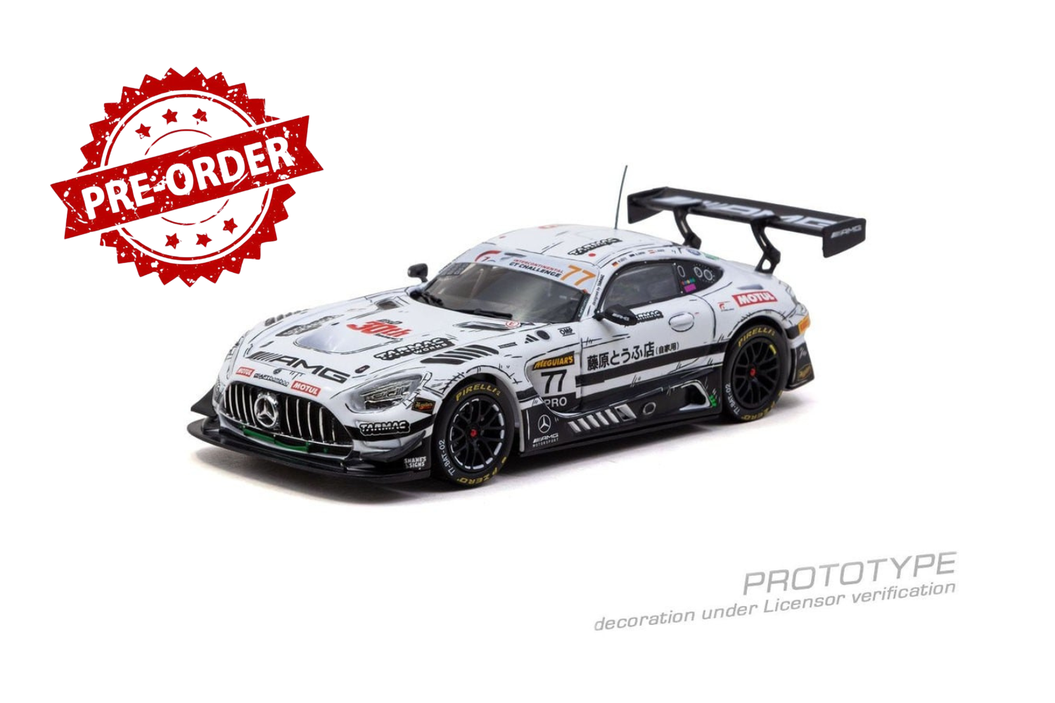 (Pre-order) Tarmac Works 1/43 Mercedes-AMG GT3 Bathurst 12h Craft-Bamboo Race