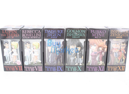 Load image into Gallery viewer, Banpresto Lupin The Third World Collectable Figure II Set of 6 Lupin Rebecca etc
