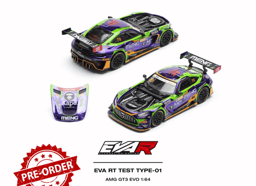 Load image into Gallery viewer, (Pre-order) POPRACE 1/64 - EVA RT TEST TYPE -01 AMG GT3 EVO MACAU GP 2023
