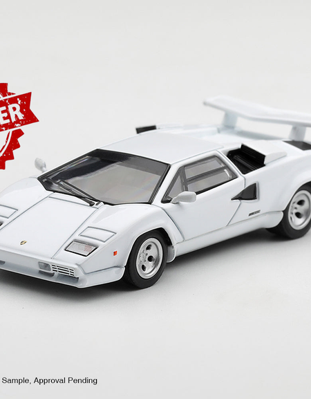 (Pre-order) Mini GT #1366 Lamborghini Countach LP500S White 1982 LHD