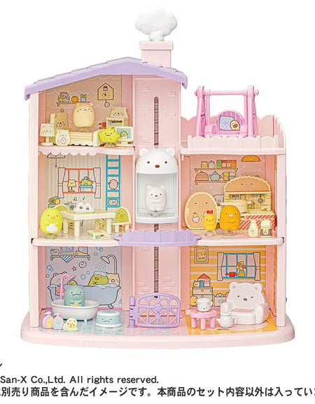 Takara Tomy Sumikko Gurashi Kuttsuki Elevator 3 floors House