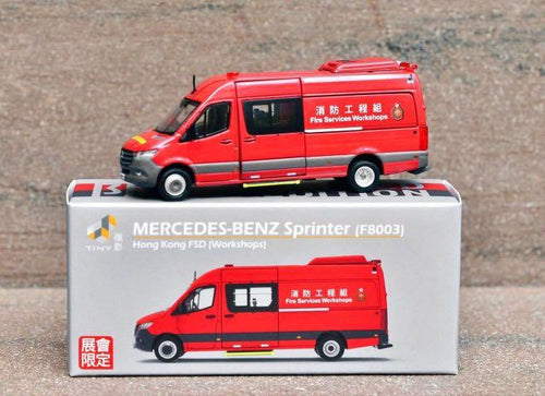 Load image into Gallery viewer, Tiny City Die-cast Model Car - MERCEDES-BENZ Sprinter FL HKFSD WSV (F8003) Ltd.
