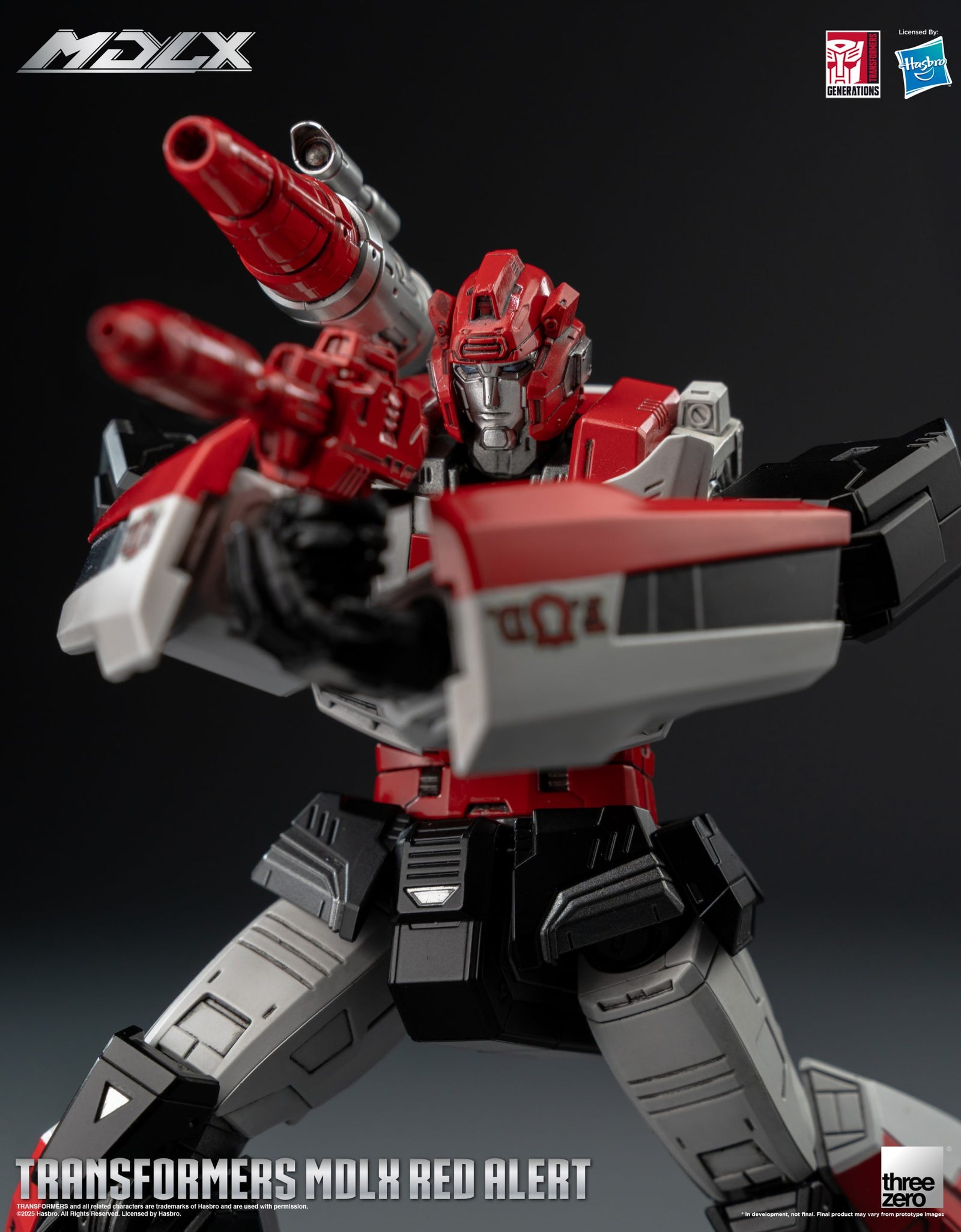 Threezero Transformers MDLX Red Alert Action Figure 20cm
