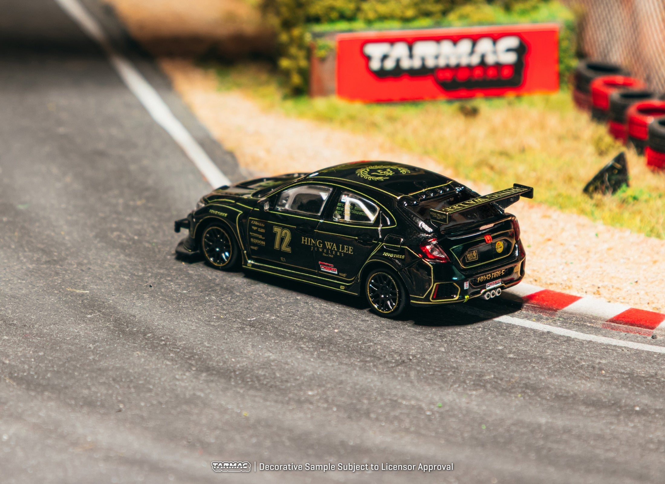 (Pre-order) Tarmac Works 1/64 Honda Civic TYPE R FK8 NASA Western Endurance 2021