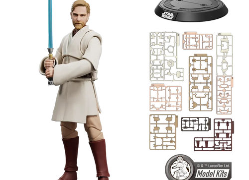 Load image into Gallery viewer, Blokees Star Wars Revenge of The Sith Champion Class 09 OBI-WAN KENOBI Model Kit
