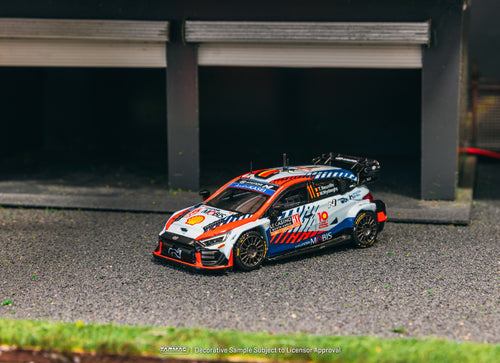 Load image into Gallery viewer, Tarmac Works 1/64 Hyundai i20 N Rally1 Hybrid Rallye Monte-Carlo 2024
