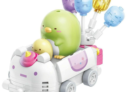 Load image into Gallery viewer, Qman Keeppley Building Blocks #30488 Sumikko Penguin&amp; Tapiocas Balloon Car
