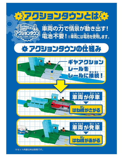 Load image into Gallery viewer, Takara Tomy Plarail Train Accessory J-32 Action Town Big Drawbridge
