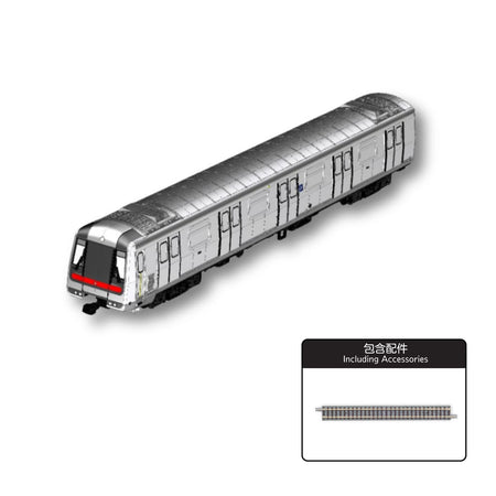 Tiny City Diecast Model 1/160 - N Scale M Train Refurbished (1st Car Display)