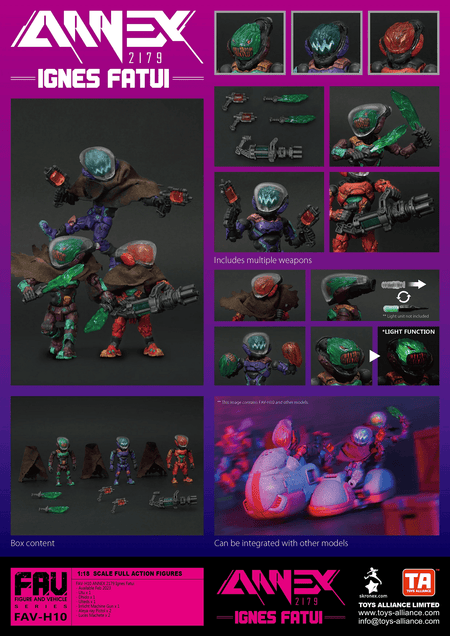 TOYS ALLIANCE x ANNEX 2179 FAV-H10 Ignes Fatui Figures