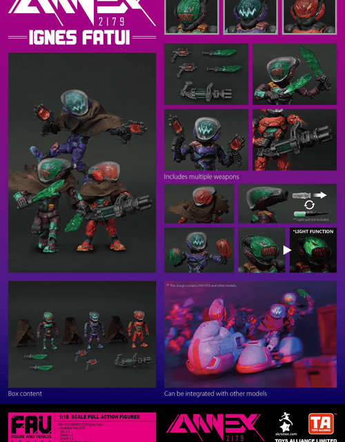 Load image into Gallery viewer, TOYS ALLIANCE x ANNEX 2179 FAV-H10 Ignes Fatui Figures

