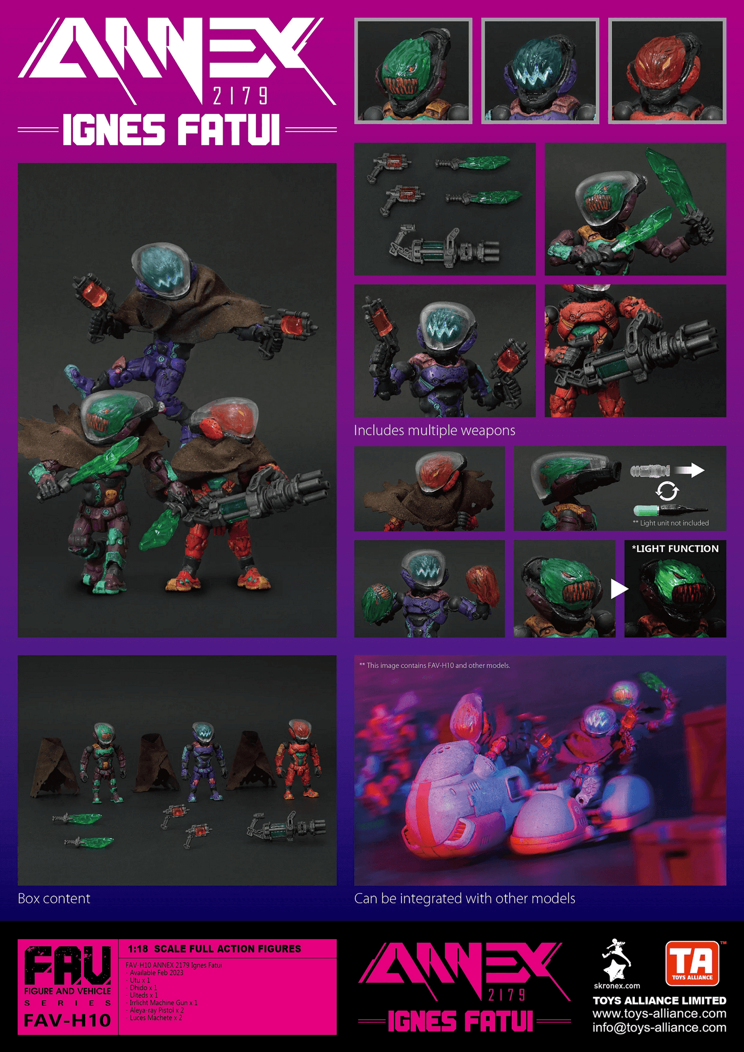 TOYS ALLIANCE x ANNEX 2179 FAV-H10 Ignes Fatui Figures