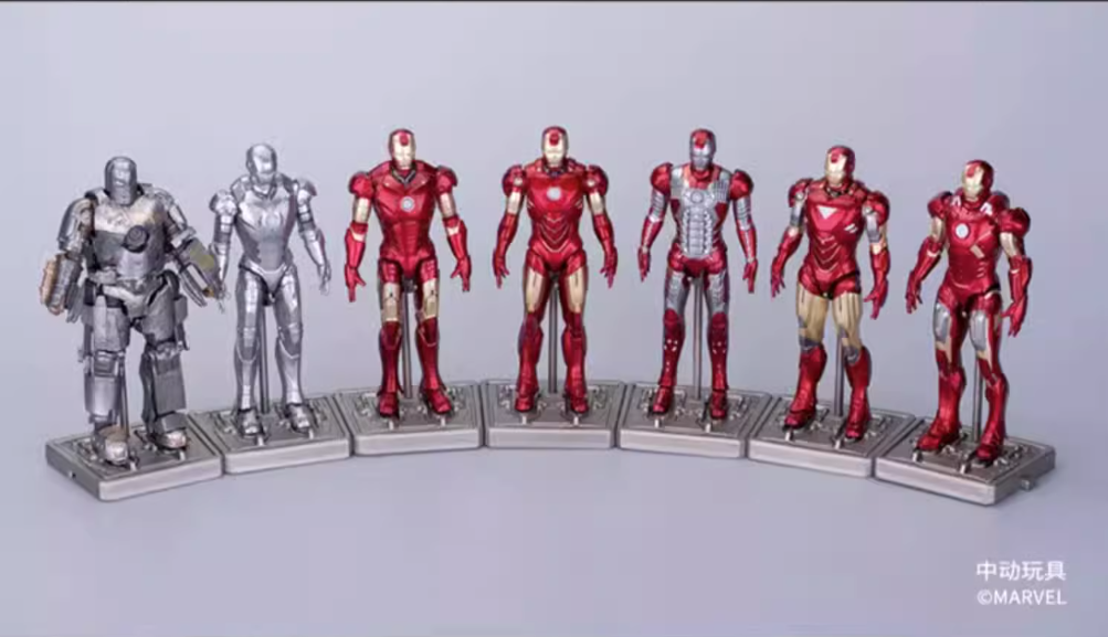 ZD Toys Marvel Avengers 4-inch Iron Man MK7 Action Figure