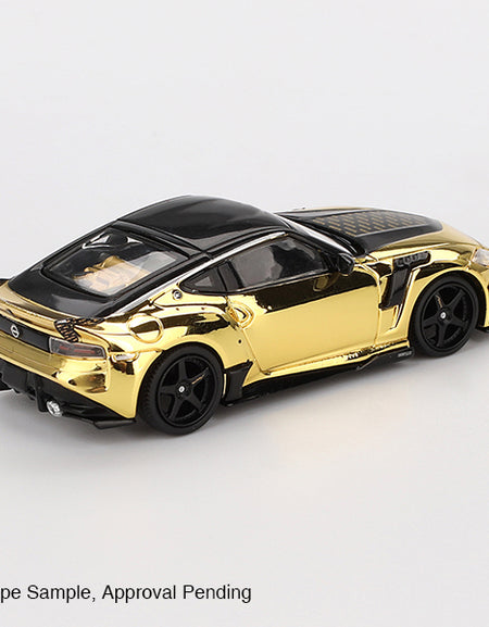 Mini GT #985 1/64 Nissan Z VeilSide FFZ400 Gold Chrome RHD Model Car