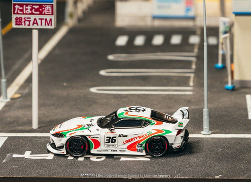 Load image into Gallery viewer, (Pre-order) Tarmac Works 1/64  LB-WORKS TOYOTA SUPRA (A90) White Diecast Car
