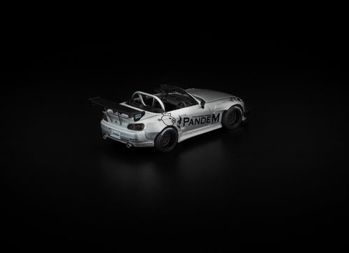 Load image into Gallery viewer, (Pre-order) POPRACE 1/64 PANDEM S2000 SILVER #PR640451 Diecast Model Car
