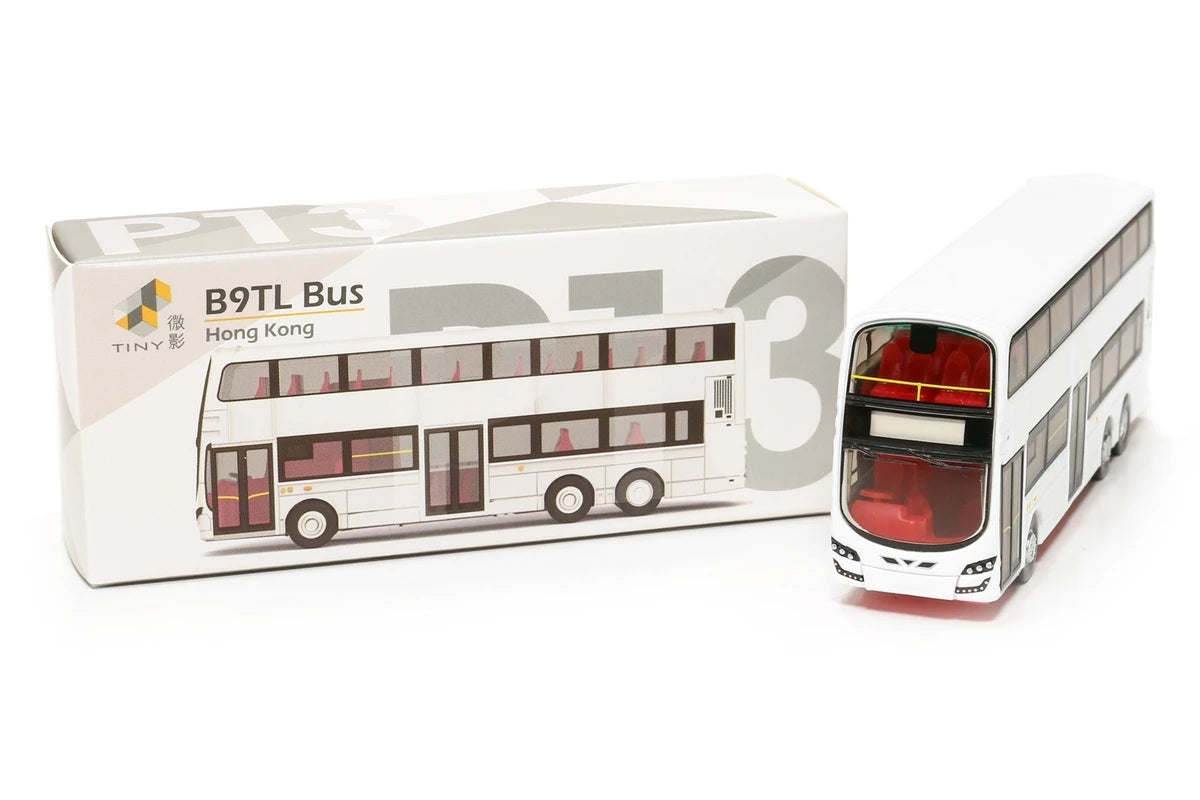 Tiny City Hong Kong P13 Diecast - 1/110 B9TL Bus Model Car
