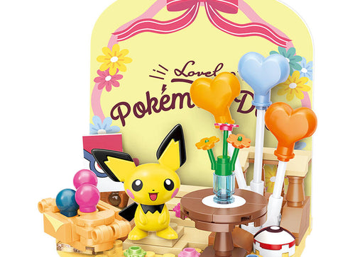 Load image into Gallery viewer, Qman Keeppley Building Blocks #K20226 Pokemon Pichu Sweet Preparation
