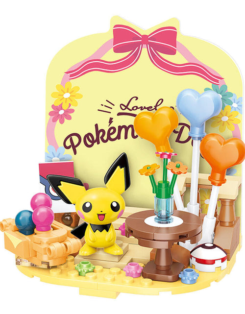 Load image into Gallery viewer, Qman Keeppley Building Blocks #K20226 Pokemon Pichu Sweet Preparation

