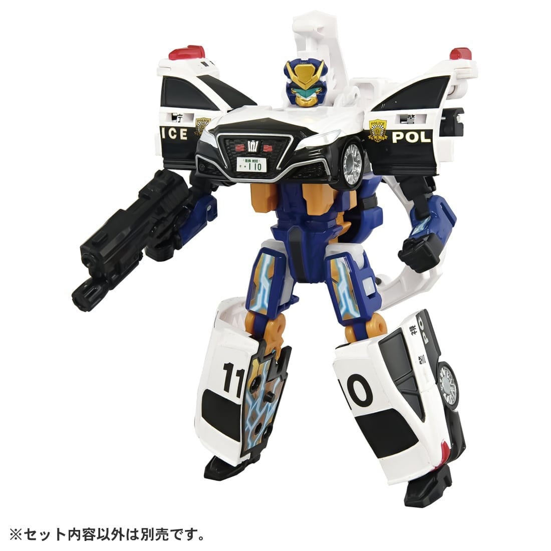 Takara Tomy Tomica Jobraver Rising Police Braver Deka Ride Armor Police Bike Set