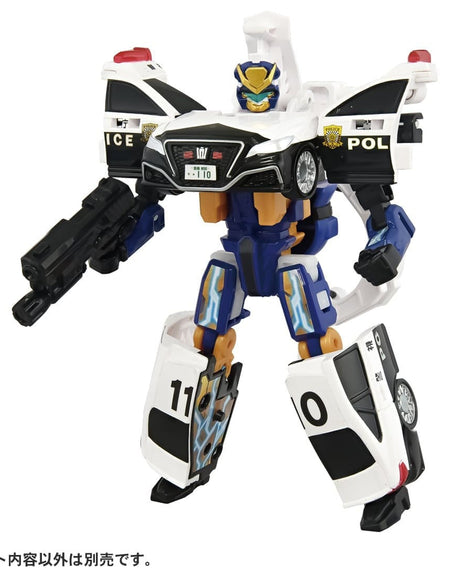 Takara Tomy Tomica Jobraver Rising Police Braver Deka Ride Armor Police Bike Set