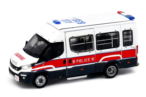 Load image into Gallery viewer, Tiny City 21 Die-cast Model Car - IVECO Daily Police Car (AM8381 PTUZ 4/1)
