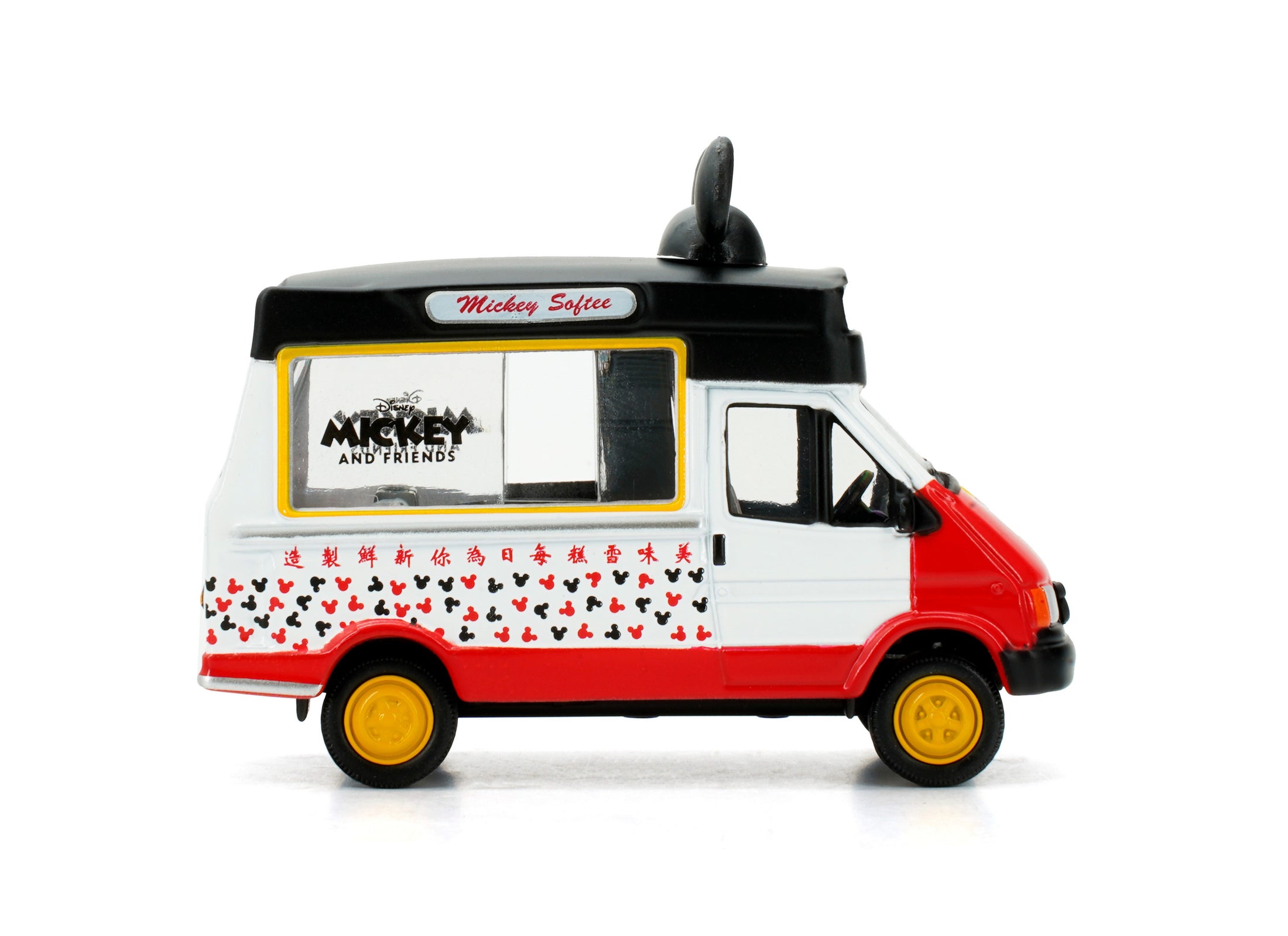 TINY x Disney Vehicle - 1/72 Hong Kong Ice Cream Van x Mickey Model Car