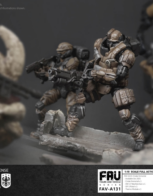 Load image into Gallery viewer, Acid Rain x Toy Alliance FAV-A131 Cinder Immortal 1/18 Action Figure
