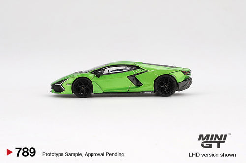 Load image into Gallery viewer, Mini GT #789 1/64 Lamborghini Revuelto  Verde Selvans LHD Model Car
