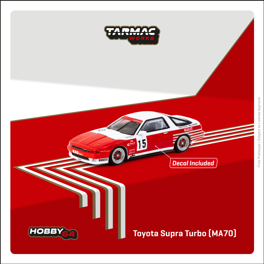 Tarmac Works 1/64 Toyota Supra Turbo (MA70)  ETCC 1987 M. Micangeli