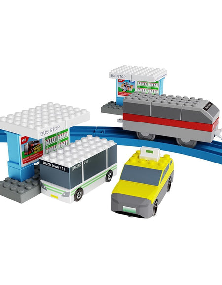 Takara Tomy Tomica Plarail Blocks EV Mobility Set