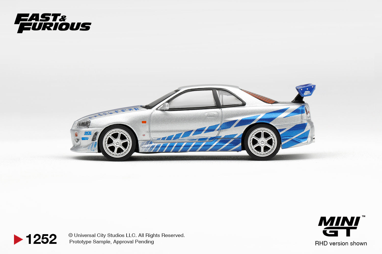 (Pre-order) Mini GT #1252 Nissan Skyline GT-R  C-West 2 Fast 2 Furious F & F