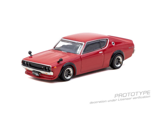 Load image into Gallery viewer, (Pre-order) Tarmac Works 1/64 Nissan Skyline 2000GT-R (KPGC110) Red Diecast Car
