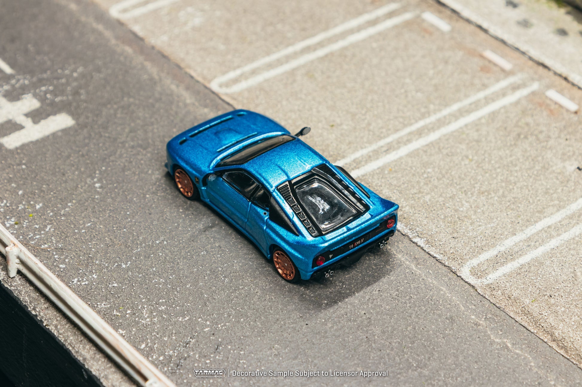 (Pre-order) Tarmac Works 1/64 Kimera EVO37 Blue Diecast Model Car