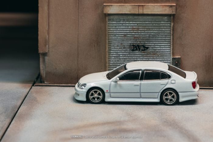 (Pre-order) Tarmac Works 1/64 VERTEX Toyota Aristo JZS161 White Diecast Car