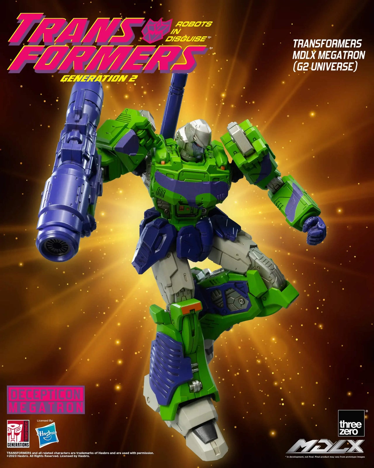 Threezero MDLX Action Figure - Transformers Megatron (G2 Universe)