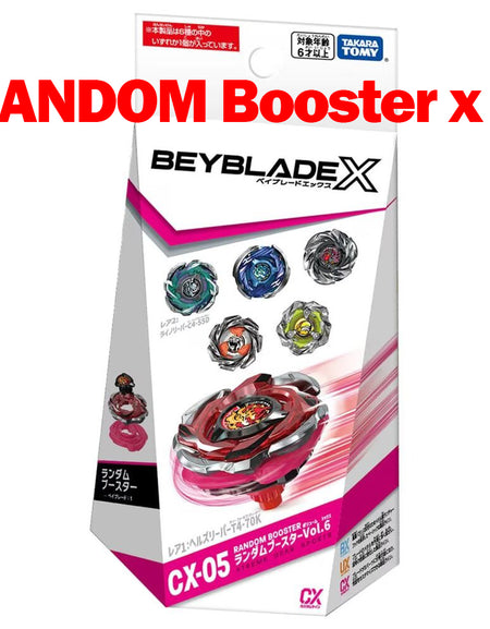 (Pre-order / Shipping Date: end of Jul 2026) Takara Tomy Beyblade X CX-05 Random Booster Vol.06 (Random X 1)