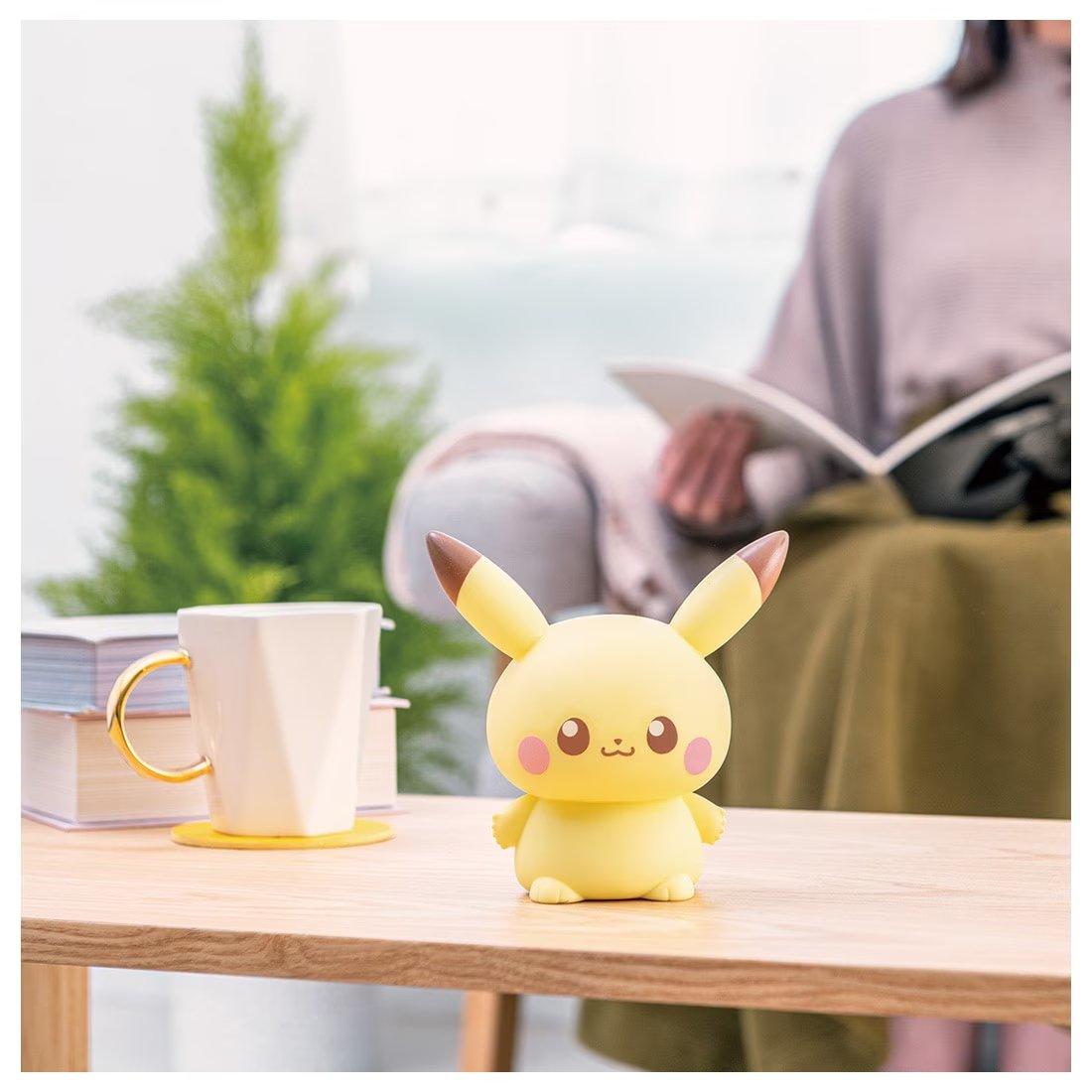 Takara Tomy Pokemon PokePiece Pokepeace Puni Kyun Light Pikachu