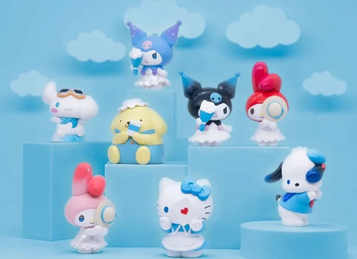 Load image into Gallery viewer, Takara Tomy Arts PERIHAPI! Hide &amp; Seek Hello Kitty &amp; Friends Full Set of 8
