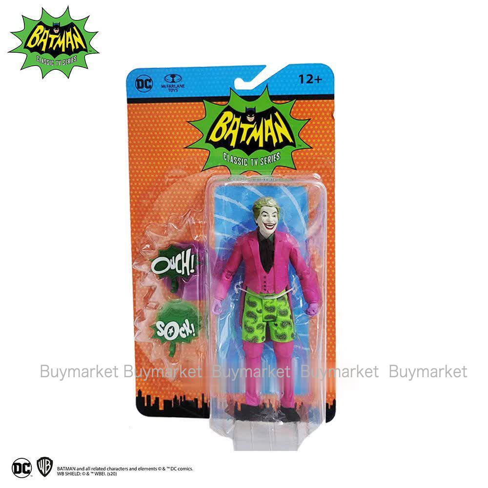 McFarlane Toys DC Retro 6" Batman Classic TV Series Figure:Joker In Swim Shorts