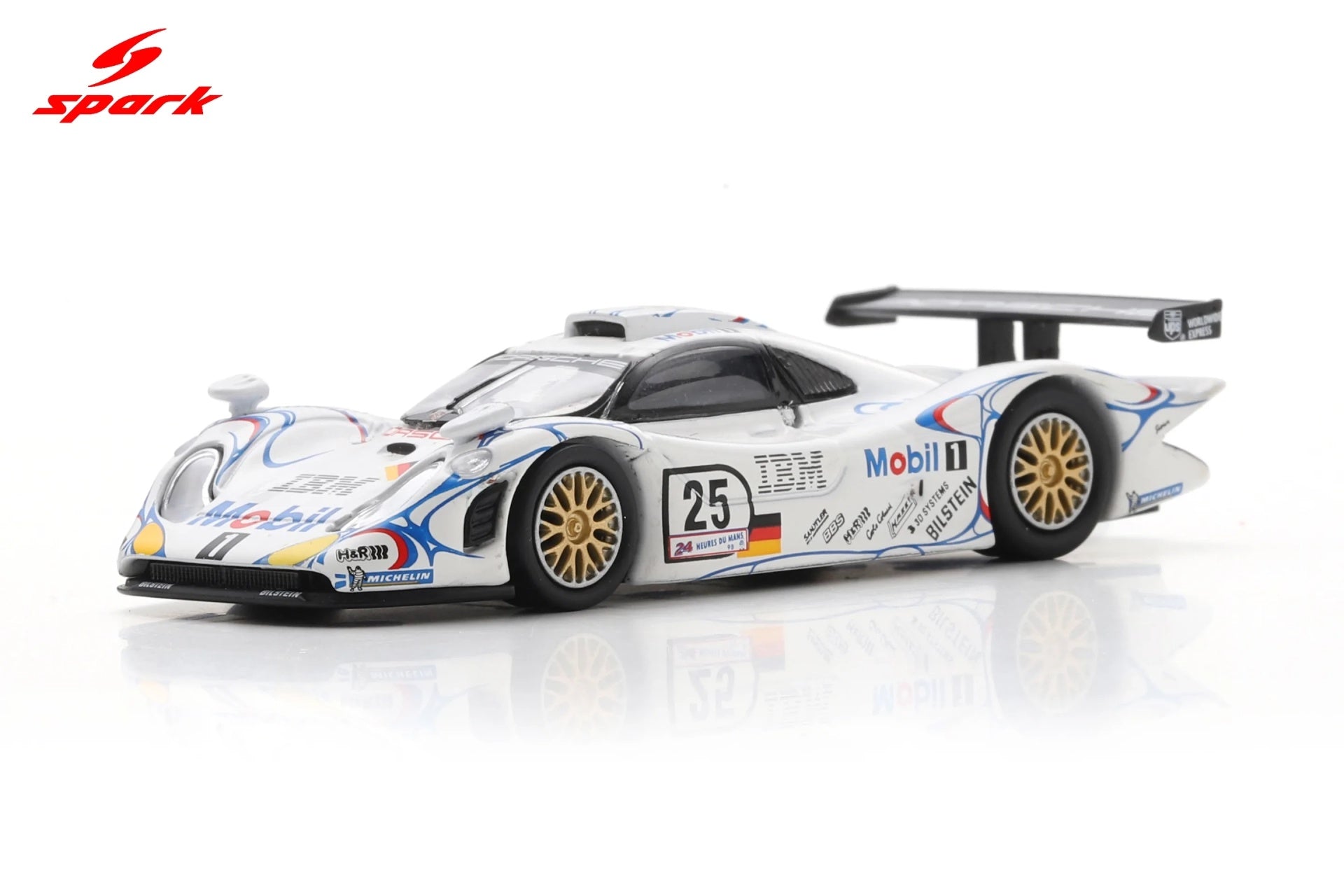 (Pre-order) Spark Porsche 911 GT1 No.25 2nd Le Mans 24H 1998 Diecast Model Car