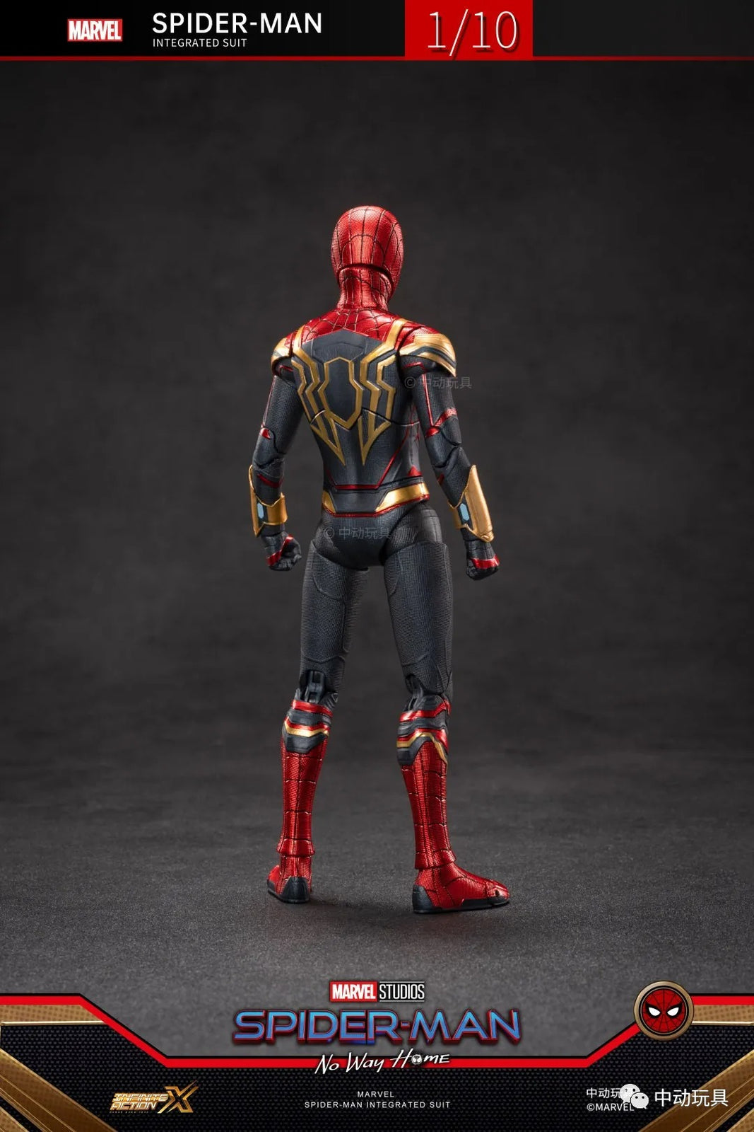 ZD Toys Marvel Avengers 1/10 Spiderman Intergraded Suit No Way Home Figure