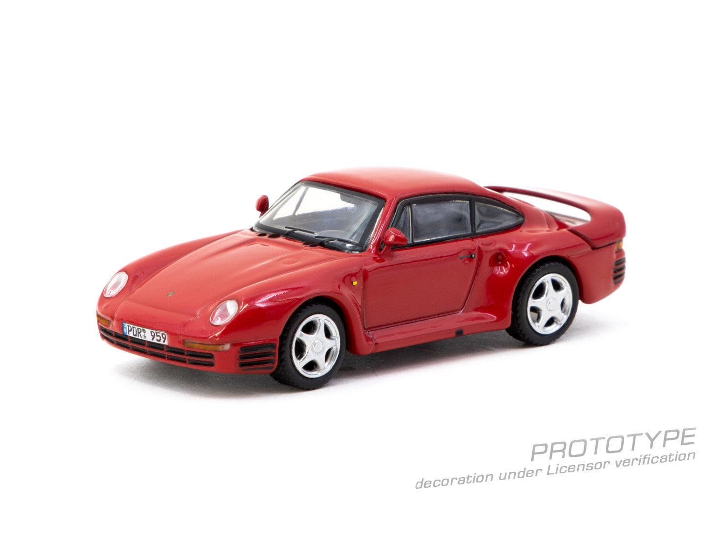 Tarmac Works 1/64 Porsche 959 Red Diecast Model Car