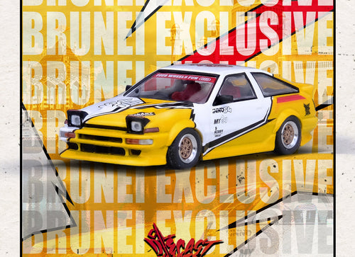 Load image into Gallery viewer, INNO64 MODEL 1/64 TOYOTA SPRINTER TRUENO AE86  Brunei Diecast Kustom 2024
