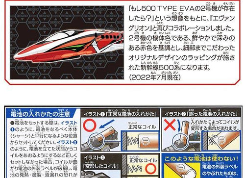 Load image into Gallery viewer, Takara Tomy Plarail Train Series - Train-500 Type EVA-02

